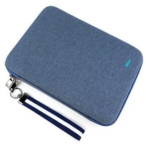 라이노 EVA 태블릿PC 하드 케이스 아이패드 파우치 + 스트랩, 네이비