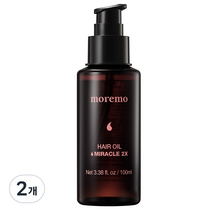 모레모 미라클 2X 극손상 집중 케어 헤어 에센스 오일, 2개, 100ml