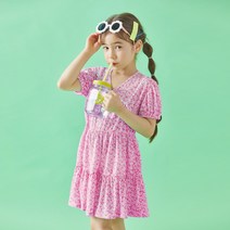 올리반 여아용 플라워 원피스
