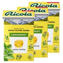 리콜라 레몬민트 캔디, 27.5g, 3개