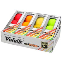 볼빅 뉴 비비드 골프공, 레드, 오렌지, 옐로우, 그린, 1세트