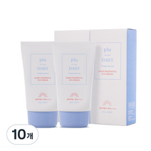 플루 데일리 라이트 워터풀 선크림 SPF50+ PA++++, 50g, 10개