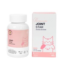 멍냥이랑 조인트스타 반려동물 관절영양제 60g, 초록입홍합, 1개