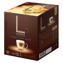 루카스나인 시그니처 더블샷라떼 커피믹스, 14.9g…