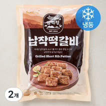 삼양 임꺽정납작떡갈비 (냉동), 1000g, 2개