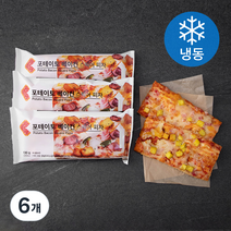 포테이토베이컨 스퀘어피자 (냉동), 130g, 6개