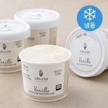 네니아 유기가공식품 인증 바닐라 아이스크림 (냉동), 100ml, 4입