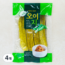 초록들 통오이지, 4개, 500g