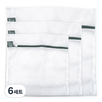 네이쳐러브메레 무형광 세탁망 사각 소형 + 중형 + 대형, 6세트