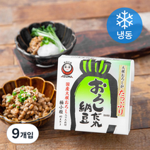 아쯔마 무즙 낫토, 40g, 9개입