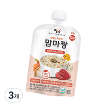 짱죽 맛있는 이유식 맘마짱 10개월부터 레토르트이유식, 한우버섯불고기진밥, 120g, 3개