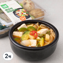 프레시밀 애호박 된장찌개 밀키트, 710g, 2팩