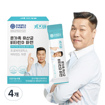 연세 키즈텐 온가족 유산균 비타민D 아연 블루베리맛, 4개, 60g