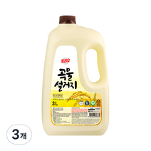 트리오 곡물설거지 우리현미 주방세제, 3개, 3L