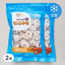 딜리조이 간편하게 손질된 생새우살, 300g(50~70미), 2개