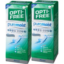옵티프리 퓨어 모이스트 소프트렌즈 세정액, 300ml, 2개