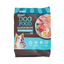 탐사 6free 강아지 사료 연어 레시피, 3kg, 1개, 생선