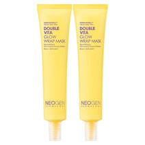 네오젠 더마로지 더블 비타 글로우 랩 마스크 40ml, 1개입, 2개