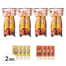 군옥수수 더블 500g x 4p + 시즈닝 2종 x 4p 세트, 2세트