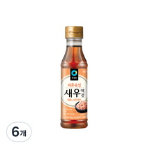 청정원 저온숙성 새우액젓, 500g, 6개