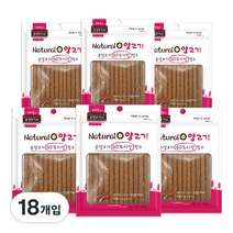 네츄럴오 강아지 간식 100g, 양고기맛, 18개입