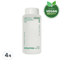 이니스프리 New 그린티 히알루론산 스킨, 170ml, 4개