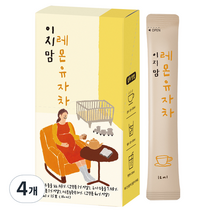 이지맘 레몬 유자차 15p, 4개, 180ml