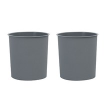 올리빙 올리 오픈 휴지통 6L 소, 그레이, 2개