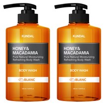 쿤달 퓨어 바디워시 바디클렌저 블랑향, 500ml, 2개
