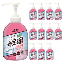 소키 간편한 속옷 울 중성세제 본품, 500ml, 12개