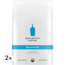 블루보틀커피 밸런스, 홀빈(분쇄안함), 340g, 2개