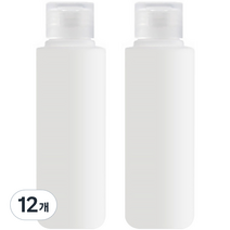 알럽홈 뷰티 디스펜스 공병 100ml, 투명, 12개