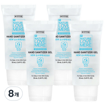 네이쳐러브메레 휴대용 손소독제, 8개, 50ml