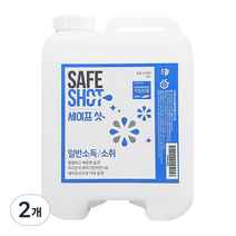 세이프샷 살균소독제 리필, 10L, 2개