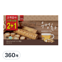 꽃샘 우엉차 티백, 1g, 360개