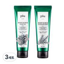플루 오리지널 바디스크럽 베리믹스 200g + 로즈마리허브 200g 세트, 3세트