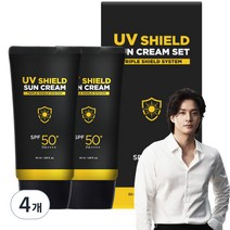 미프 UV쉴드 선크림 SPF50+ PA++++, 50ml, 4개