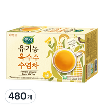 순작 휴 유기농 옥수수수염차, 1.5g, 480개