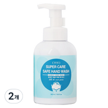 슈퍼케어 세이프 핸드워시 파우더향, 500ml, 2개
