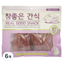 참좋은간식 헬로도기 강아지 간식 600g, 슬라이스, 6개