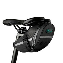 삼에스 에이스피드 자전거 안장 가방 ks13, 블랙, 1개