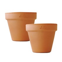 도시정원 이태리 토분 바소 스탠다드 2p, 황토색