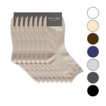 코지라벨 여성용 골지 중목 12컬러 양말 8족