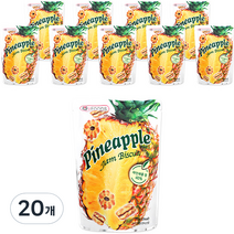 파인애플 잼 비스킷, 75g, 20개