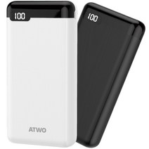 에이투 퀵차지 3.0 고속충전 PD 보조배터리 20000mAh 멀티단자, 블랙
