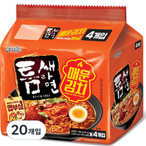 틈새 라면 매운김치 120g, 20개입
