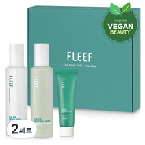 플리프 시카 알로에 스킨케어 밸런싱 앰플 스킨토너 200ml + 올인원 200ml + 클렌징젤폼 50ml 세트, 2세트