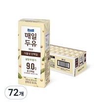 매일유업 매일두유 99.9, 190ml, 72개