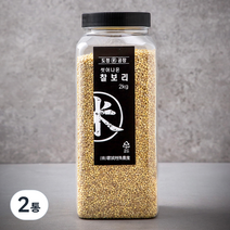 도정공장 씻어나온 찰보리, 2kg, 2통
