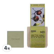 톤28 얼굴 씻을거리 S1 로즈힙오일 쉐어버터 약산성 클렌징 비누, 100g, 4개
